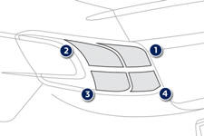 1. Feux de stop / de position (P21/5W).