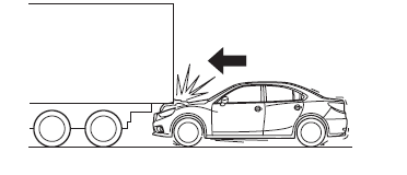 Collision par l'arrière ou choc avec l'arrière d'un camion