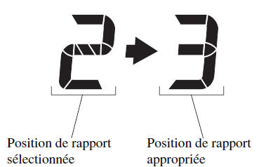 Témoin de changement de rapport