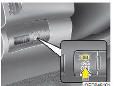 Désactivation du système ISG (Idle Stop and Go)