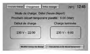 Contournement temporaire de l'heure de départ planifiée suivante