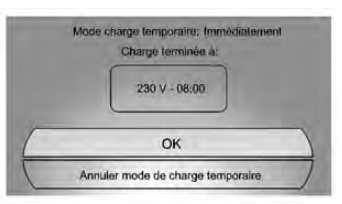 Contournement temporaire d'un mode de charge différé