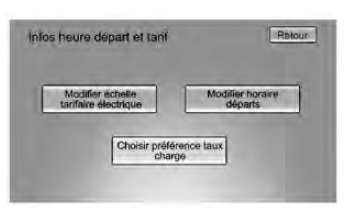 Sélection du tarif de charge