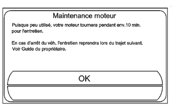 Mode de maintenance du moteur (EMM)