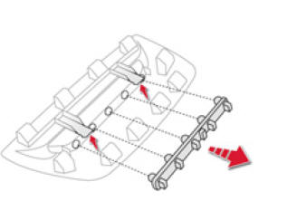 Changement du troisième feu destop (5 lampes W5W) 