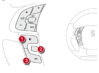 Commandes du régulateur / limiteur de vitesse