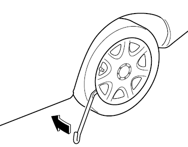 Retrait d'un pneu à plat